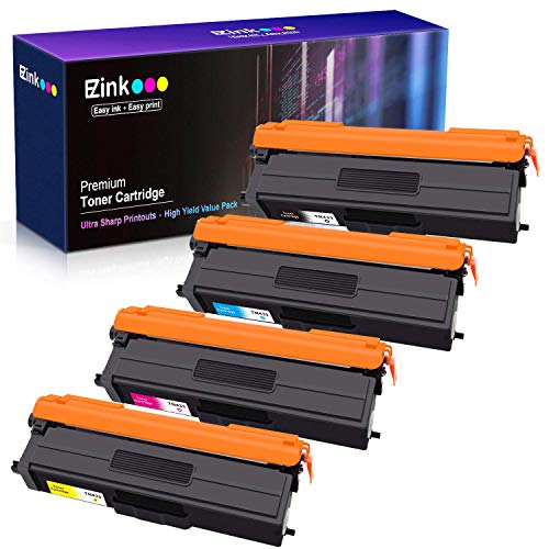 Product Cover E-Z Ink (TM) Compatible Toner Cartridge Replacement for Brother TN-433 TN433 TN433bk TN431 to use with HL-L8260CDW HL-L8360CDW MFC-L8900CDW MFC-L8610CDW (1 Black, 1 Cyan, 1 Magenta, 1 Yellow, 4 Pack)