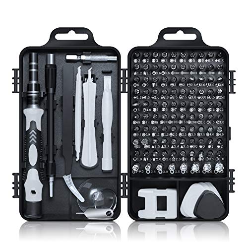 Product Cover Gocheer Mini Precision Screwdriver Set, 115 in 1 Magnetic Screwdriver Bit Set with Case for iPhone, Computer, PC, Watch, Glasses, Electronics, Mini DIY Hand Work Repair Tools