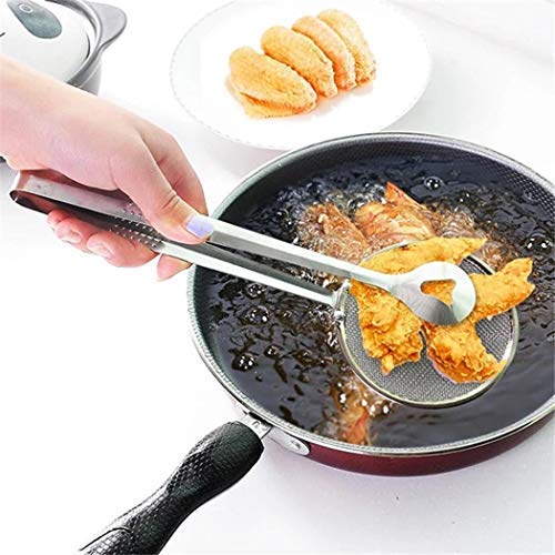 Product Cover Iannan New Kitchen Multi-functional Filter Spoon with Clip Food Oil-Frying BBQ Salad Filter Outdoor Cooking Tools & Accessories