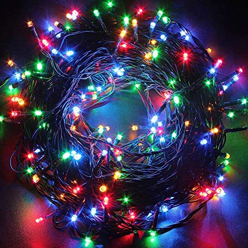 Product Cover Twinkle Star 200 LED 66FT Fairy String Lights,Christmas Lights with 8 Lighting Modes,Mini String Lights Plug in for Indoor Outdoor Christmas Tree Garden Wedding Party Decoration, Multicolor