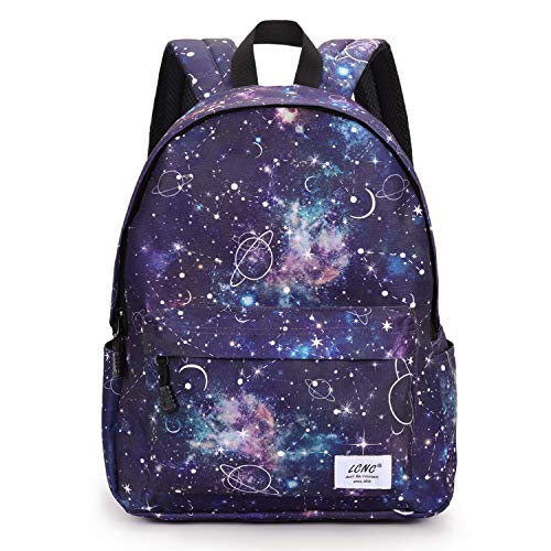 Product Cover School Backpack for Girls Boys,Galaxy Water Resistant Durable Casual Basic Bookbag for Students