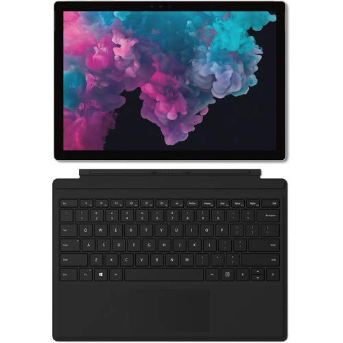 Product Cover Microsoft 2019 Surface Pro 6 12.3” (2736x1824) PixelSense 267 PPI 10-Point Touch Display Tablet PC W/Surface Type Cover, Intel Quad Core 8th Gen i5-8250U, 8GB RAM, 128GB SSD, Windows 10, Platinum