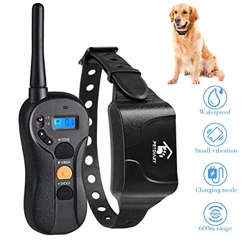 Product Cover Petame Dog Training Collar, Dog Training Collar with Remote, 3 Training Modes, Shock, Vibration, Tone, Ipx7 Waterproof, Up to 1000Ft Remote Range, Training Collaraining for Small, Medium, Large Dogs