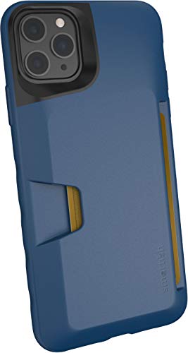 Product Cover Smartish iPhone 11 Pro Max Wallet Case - Wallet Slayer Vol. 1 [Slim + Protective] Credit Card Holder (Silk) - Blues on The Green