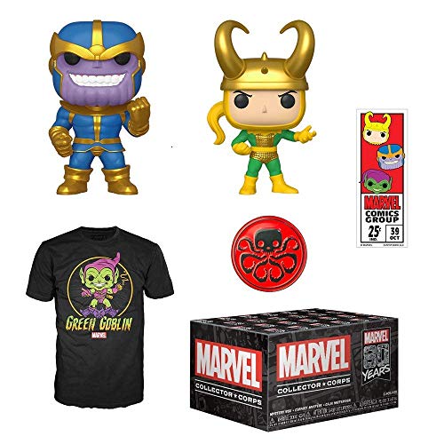 Product Cover Funko Marvel Collector Corps Subscription Box, Marvel 80th Anniversay Theme, September 2019, Medium T-Shirt