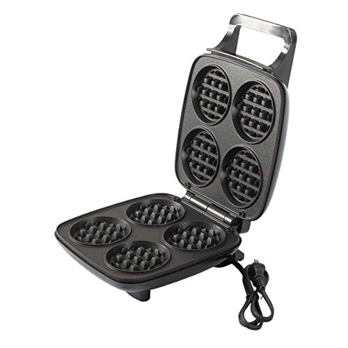 Product Cover Burgess Brothers ChurWaffle Maker · Specialty Waffle Maker · Makes 4 Waffles at a Time · Premium Non-Stick Plates · Special Recipe to Make the Perfect Cornbread ChurWaffles & Waffles Every Time