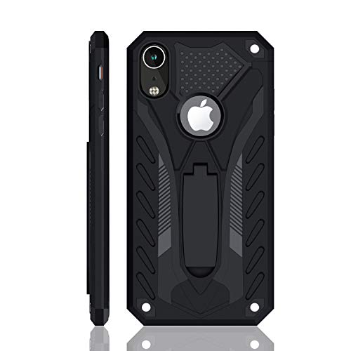 Product Cover iPhone XR Case | Military Grade | 12ft. Drop Tested Protective Case | Kickstand | Wireless Charging | Compatible with Apple iPhone XR - Black