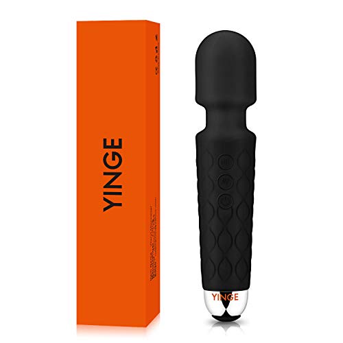 Product Cover YINGE Mini Wand Massager for Women/Man with Powerful Vibrating Small Cordless Handheld Bullet Personal Waterproof Deep Tissue Therapeutic Massage Body Neck Foot ...