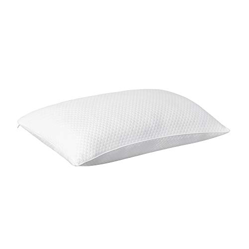 Product Cover Deconovo Shredded Memory Foam Pillow Bed Pillows for Sleeping Cooling Pillow for Side Back Sleepers with Washable Removable Cover Supportive Bamboo Pillow King Size