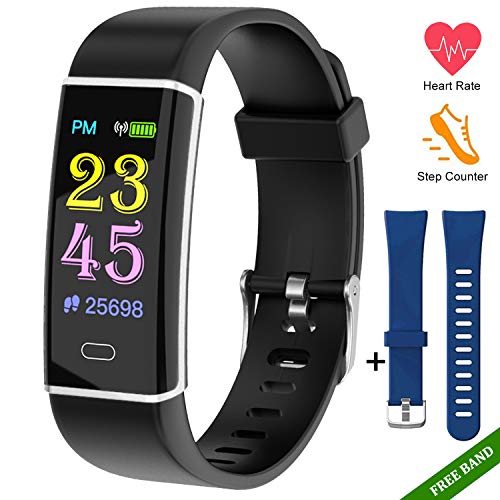 Product Cover Fitness Tracker Watch-Activity Trackers Health Exercise Watch With Heart Rate Monitor Fitness Watches for Men With Sleep Monitor Step Counter Smart Fitness Band Pedometer Walking for Women kids