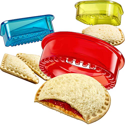 Product Cover Sandwich Cutter and Sealer - Decruster Sandwich Maker - Cut and Seal - Great for Lunchbox and Bento Box - Boys and Girls Kids Lunch - Sandwich Cutters for Kids