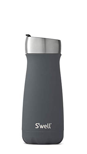 Product Cover S'well 13016-B19-35120 Travel Mug Stainless Steel Commuter, 16oz, Soft Touch Dusk