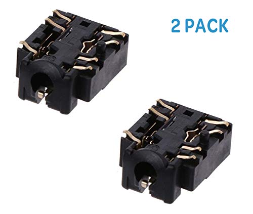 Product Cover RGEEK 2 Pcs Replacement Headphone Jack Plug Port 3.5mm Headset Connector Port Socket for Xbox ONE S Wireless Controller Model 1708 Replacement