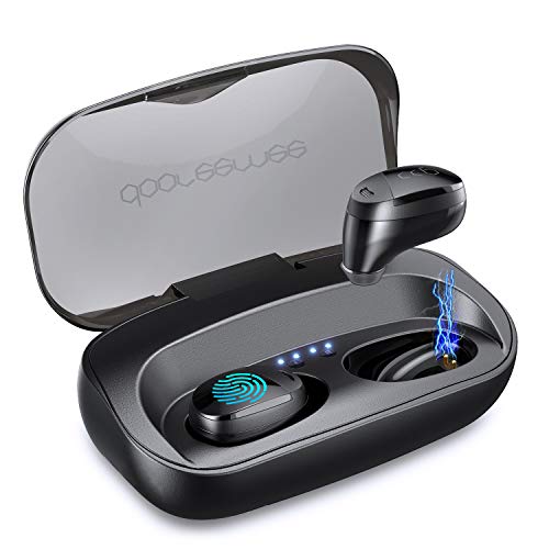 Product Cover Dooreemee Wireless Earbuds Bluetooth 5.0 Ear Buds Wireless Earphones with 3000mAh Charging Case Waterproof TWS Stereo Headphones in Ear Built in Mic Headset Hi-Fi Sound with Deep Bass for Sport Black