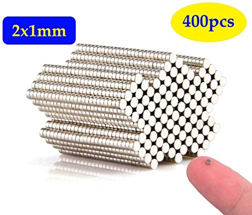 Product Cover AlexU Mag Magnets 400 pcs 2x1mm Wargaming, Warhammer, Multi-Use, Refrigerators Magnets for Art Hooks,Office Magnets, Building, Scientific, Art&Craft, Whiteboard Magnets,Map Magnets