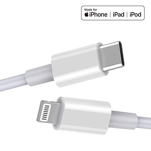 Product Cover J&H JUHANG 3Ft Type C to Lightning Cable, MFi Certified, Power Fast Charger Cord Compatible with iPhone X/XS/XR/Max/8/8 Plus