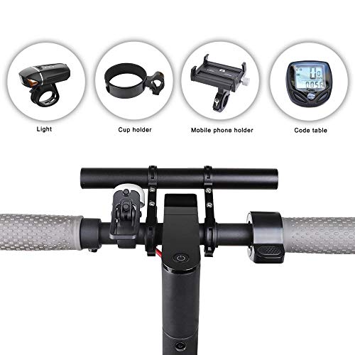 Product Cover TOMALL Handlebar Extender Bicycle Extension Bar Aluminum Alloy Bracket Space Saver Use for XIAOMI M365,Ninebot ES1 ES2,Mountain Bicycle