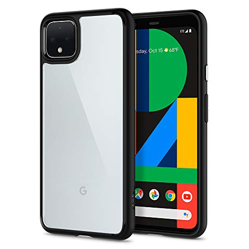Product Cover Spigen, Ultra Hybrid, Designed for Google Pixel 4 XL Case (2019) - Matte Black