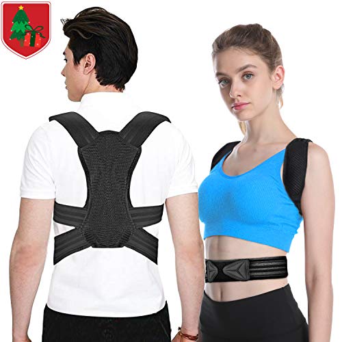 Product Cover Posture Corrector for Men and Women KarmaRebirth Upgrade Upper Back Brace with Breathable Elastic Material Improves Posture Support Back,Care for Neck,Shoulders and Relieve Upper Back Pain(Size:L)