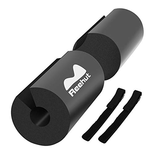 Product Cover REEHUT 【2020 Upgraded】 Barbell Squat Pad - Advanced Neck & Shoulder Ergonomic Protective Pad Support for Squats, Lunges & Hip Thrusts - Fit Standard and Olympic Bars Perfectly