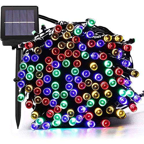 Product Cover jar-owl Solar String Lights Outdoor Waterproof 72FT 200 LED 8 Modes for Home/Garden/Patio Wedding/Christmas Party (Multicolor)