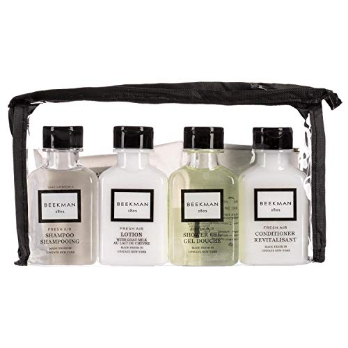 Product Cover Beekman 1802 Fresh Air Goat Milk Amenity Kit - Shower Gel, Shampoo, Conditioner, Body Lotion, Face Soap And Body Soap
