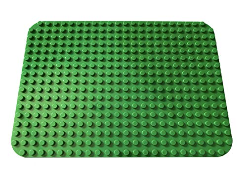 Product Cover Apostrophe Games Large Building Block Base Plates Compatible with All Major Brands (1x Green)