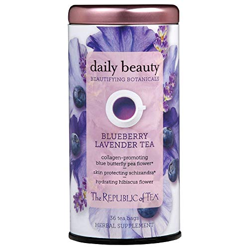 Product Cover The Republic of Tea Beautifying Botanicals Daily Beauty Herbal Tea, 36 Tea Bag Tin