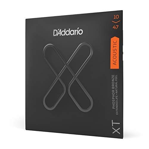 Product Cover D'Addario XT Phosphor Bronze Acoustic Guitar Strings, Extra Light, 10-47