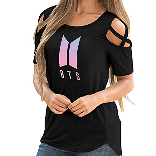 Product Cover Xkpopfans Kpop BTS T-Shirt Love Yourself Shirt Jungkook Suga Rap Monster Jimin V Tee Shirt