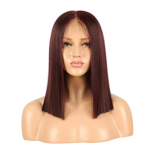Product Cover ALICE 13x6 Burgundy Lace Front Wig, 14