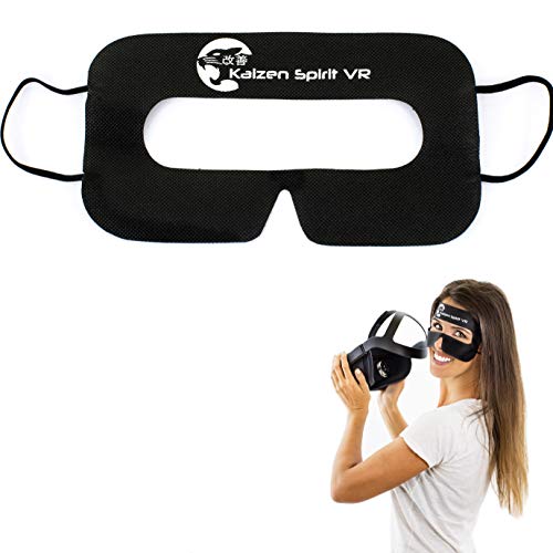 Product Cover Kaizen Spirit VR [100 Count] Disposable VR Covers, VR Disposable Face Mask, VR Mask, VR Face Mask, Sanitary Masks, VR Mask Disposable, Virtual Reality Facemask, VR Disposable Cover, VR Sanitary Mask