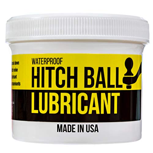 Product Cover MISSION AUTOMOTIVE 4oz Trailer Hitch Ball Lubricant - Grease to Reduce Friction and Wear on Tow Hitch Mount Balls, King Pins, Hitch Locks, etc. - Waterproof Lube Made in The USA
