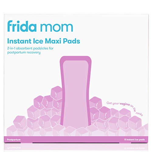 Product Cover FridaBaby Mom 2-In-1 Postpartum Absorbent Perineal Ice Maxi Pads Instant Cold Therapy packs and Absorbent Maternity Pad In One Ready-To-Use Padsicle for After Birth