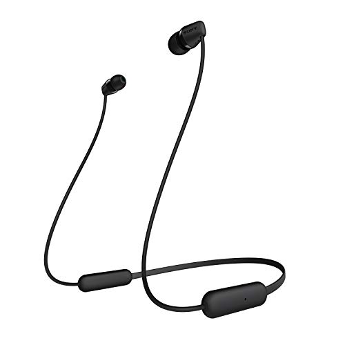 Product Cover Sony Wi-C200 Wireless in-Ear Headphones, Black (WIC200/B)