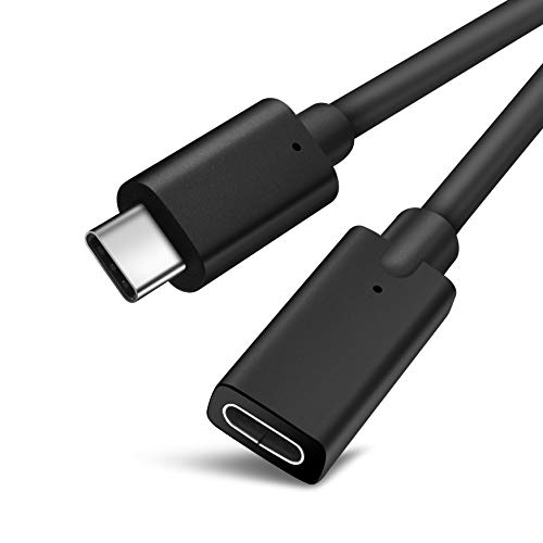 Product Cover ALFFAA USB C Extension Cable Type C Extender Cord Male to Female Compatible with Thunderbolt 3 Compatible for Nintendo Switch, MacBook Pro, Google Pixel 2 XL, Samsung Galaxy Note 8 S8 Plus (3FT)