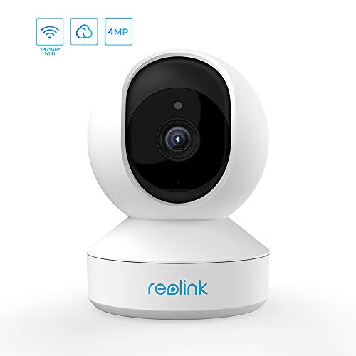 Product Cover 1440p 4MP Indoor WiFi Camera, 2.4ghz/5ghz Dual-Band Wireless Home Security, Pan Tilt Baby Monitor, Cloud Storage, Two-Way Audio, Night Vision and Remote Access, Reolink E1 Pro