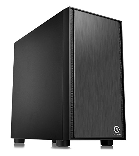 Product Cover Thermaltake Versa H17 AE Black Edition Micro ATX Mini Tower Gaming Computer Case with One 120mm Rear Fan Pre-Installed CA-1J1-00S1NN-A0