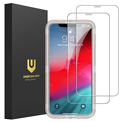 Product Cover UNBREAKcable Compatible with iPhone 11 Pro Screen Protector, iPhone XS Screen Protector, iPhone X Screen Protector [2 Pack], Double Defence Series Premium Tempered Glass for iPhone 11 Pro/ XS/ X 5.8 Inch (2019)