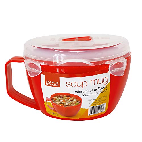 Product Cover Rapid Soup Mug | Microwave Soup & Noodles in Minutes | Perfect for Dorm, Small Kitchen, or Office | Dishwasher-Safe, Microwaveable, BPA-Free