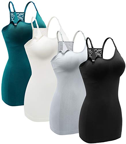 Product Cover Women's Nursing Tank Top Cami Maternity Bra Breastfeeding Shirts
