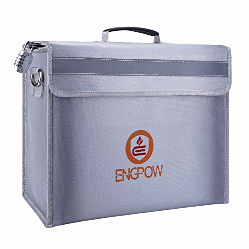 Product Cover Fireproof Safe Fireproof Document Bag Money Bag,ENGPOW Large Fireproof Bag(16