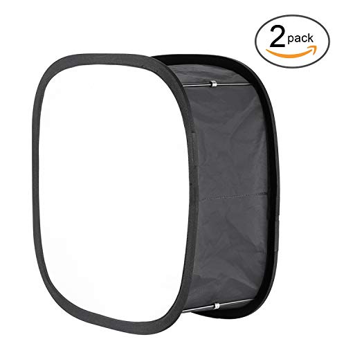 Product Cover Neewer 2 Packs LED Light Panel Softbox for 660 LED Panel: 9.25x9.25 inches Opening, Foldable Light Diffuser with Strap Attachment and Carrying Bag for Photo Studio Shooting Portrait Photography