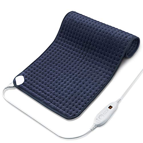 Product Cover Utaxo Heating Pad for Pain Relief, 6 Electric Temperature Options, XXX-Large King Size SoftTouch, Machine Washable Microfiber, with Fast-Heating Technology, Moist Heat Therapy, 33 x 17 Inch