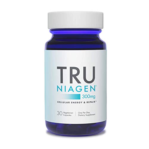 Product Cover TRU NIAGEN Nicotinamide Riboside - Patented NAD Booster for Cellular Repair & Energy, 300mg Vegetarian Capsules, 300mg Per Serving, 30 Day Bottle