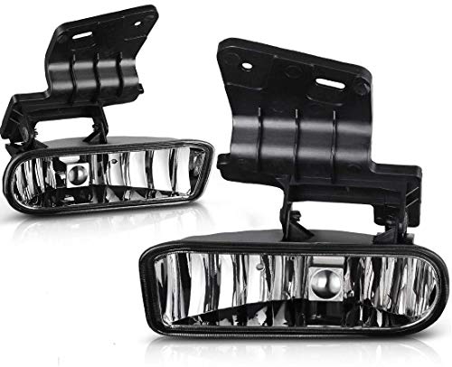 Product Cover Avec Replacement Silverado Suburban Tahoe fog lights-Clear passenger driver sides