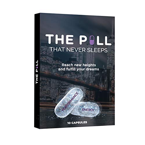 Product Cover THE PILL That Never Sleeps, Fast Acting Male Amplifier for Strength, Performance, Energy, and Endurance, 10 Capsules