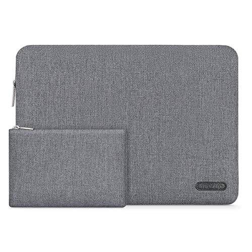 Product Cover MOSISO Laptop Sleeve Compatible 13-13.3 Inch MacBook Pro, MacBook Air, Surface Laptop 2017, Notebook with Small Case, Water Repellent Polyester Ultra Slim Protective Carrying Bag Cover, Space Gray