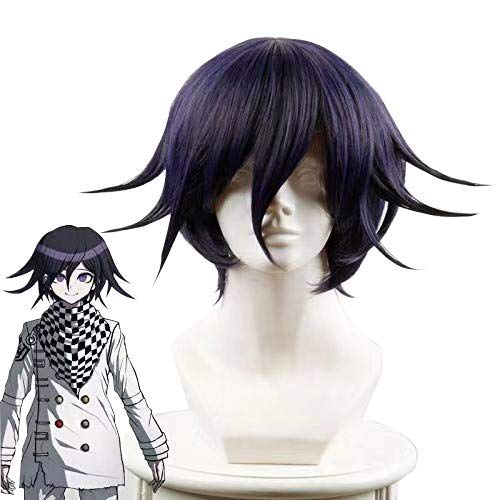 Product Cover Yamia Anime Cosplay Wig for Ouma Kokichi Synthetic Hair Wigs with Free Wig Cap