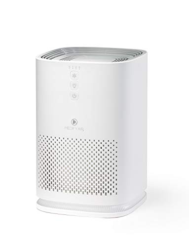 Product Cover Medify MA-14 Medical Grade Filtration H13 HEPA Air Purifier for 200 Sq. Ft. (99.97%) Allergies, dust, Pollen, Perfect for Office, bedrooms, dorms and Nurseries